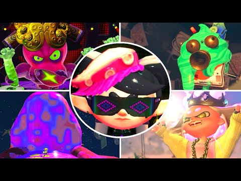 Splatoon 1, 2 & 3 - All Final Bosses