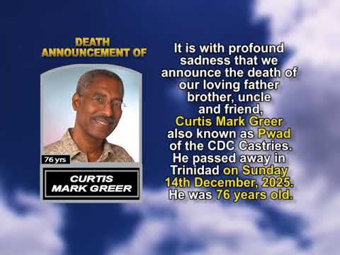 Curtis Mark Greer Short Obituary