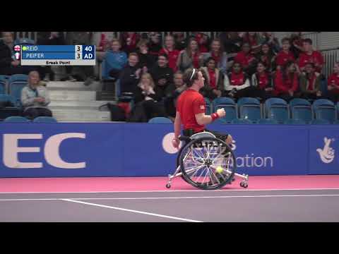 Gordon Reid Hits Hot Shot On Day 2 At The NEC Masters