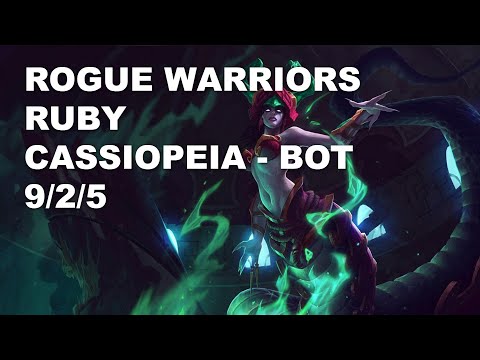 Rogue Warriors Ruby Bot Cassiopeia vs Kalista - KR Challenger Patch 10.9