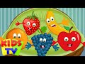 five little fruits | five little fruits jumping on the bed | fruit songs | kids tv rhymes for babies