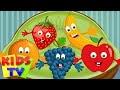 Five Little Fruits Five Little Fruits Jumping On The Bed Fruit Songs Kids Tv Rhymes For Babies