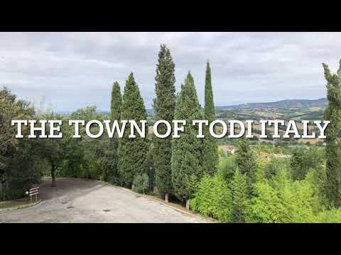 Todi (Umbria), Italy【Walking Tour】History in Description - 4K