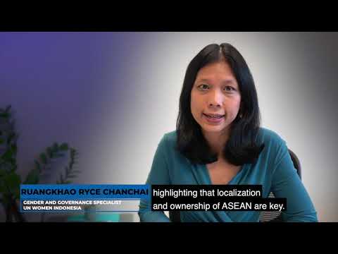 Message from Ryce Chanchai, UN Women Governance and WPS lead for Indonesia and ASEAN...