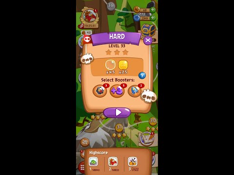 Angry Birds Blast Level 33