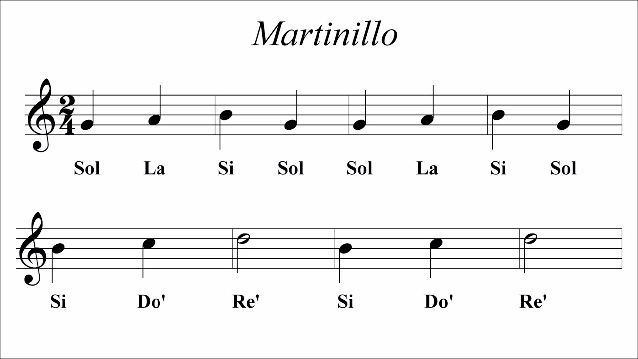 Martinillo (Frère Jacques) -flauta dulce-