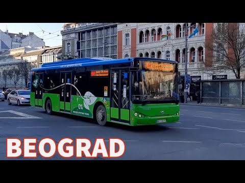 Beogradski zeleni prevoz | Higer bus na liniji EKO 2 na Terazijama