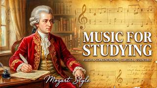 Classical Music for Reading, Studying, Concentration 🎼 Relaxing Mozart Piano 📖 Classic Study Music