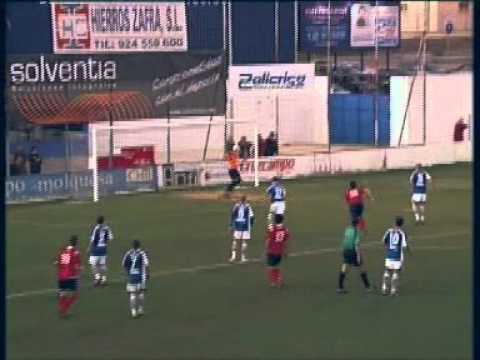 C.D. Díter Zafra 3 - 2 C. A. Pueblonuevo, segundo tiempo