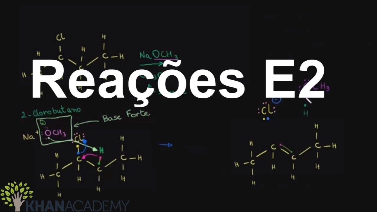 Reações E2 | Química orgânica | Khan Academy