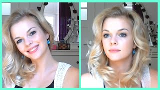 Locken wie vom Friseur, schnell und einfach mit wenig Hitze + zwei einfache Frisuren