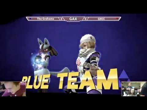 GAXS 2018 Smash 4 Doubles - Grahams (duncathan + Beezy; Blue) vs The TOs (Squire + StaticHAMR; Red)
