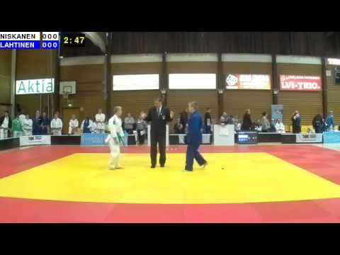 Sovelletun judon SM 2014: Sov M-66: NISKANEN - LAHTINEN