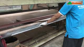 Dùng máy chà nhám băng để chà Veneer | WM-250S