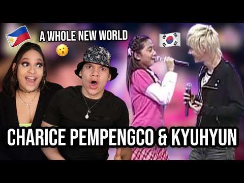 Waleska & Efra react to Charice Pempengco ft Super Junior's Kyu Hyun - A whole new world 😍