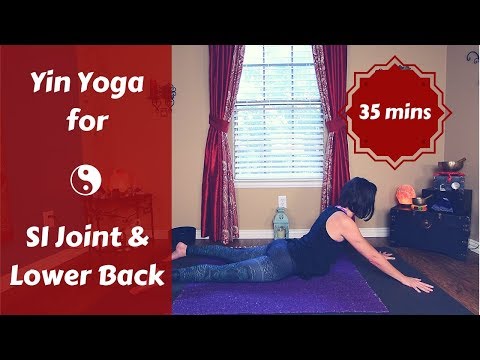 Yin Yoga for Low Back, Pelvic & SI Sacroiliac Joint Pain {35 mins}
