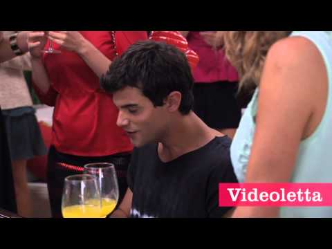Violetta 2 English - Vilu and Diego singing "Be mine" Ep.46
