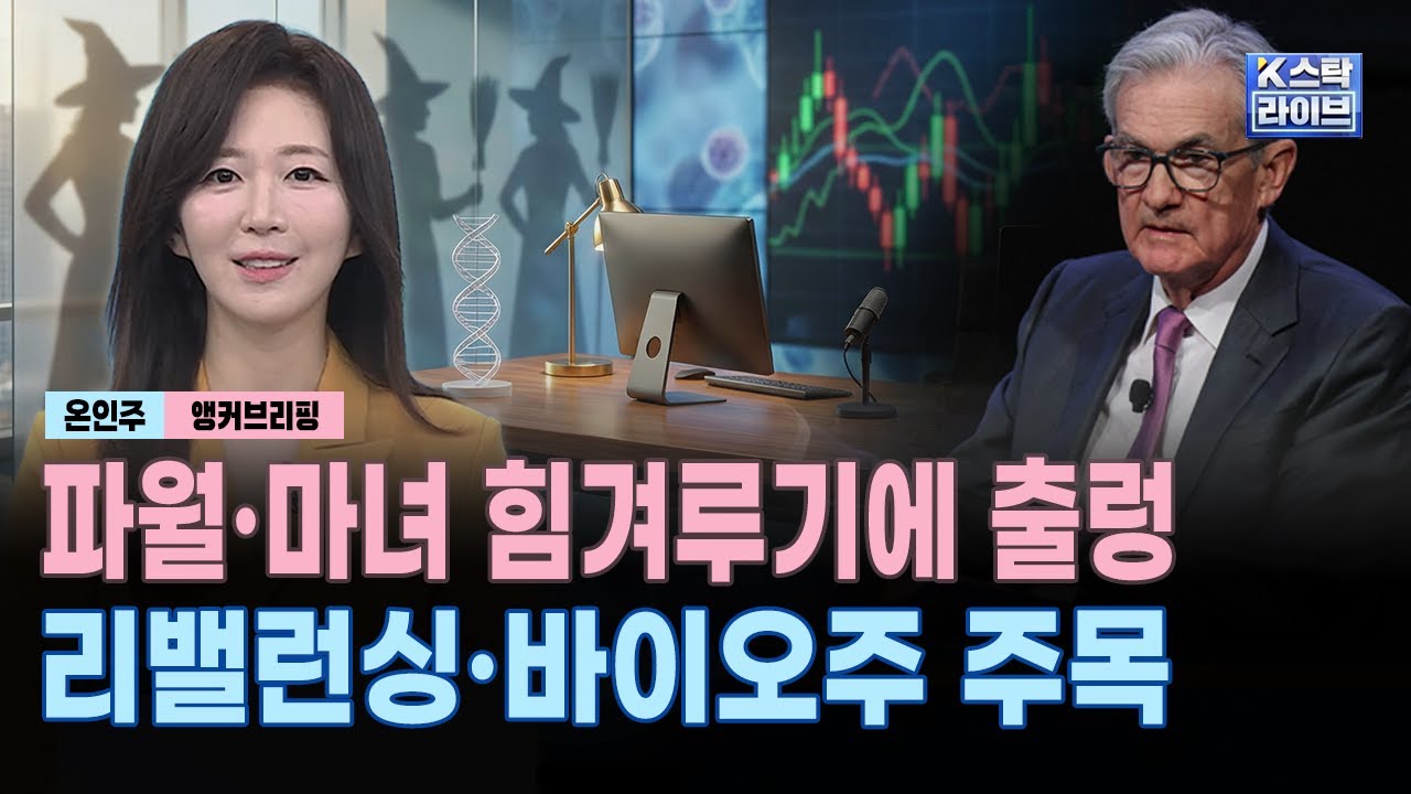 파월·마녀 힘겨루기에 출렁, 리밸런싱·바이오주 주목