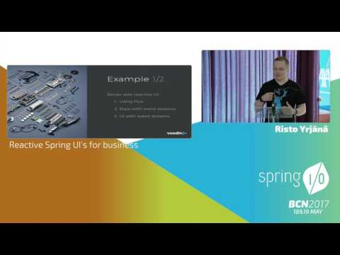 Image thumbnail for talk Reactive Spring UI’s for business