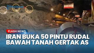 Ketegangan Memuncak! Iran Aktifkan 50 Pintu Rudal Bawah Tanah Gertak AS: Trump Kalah Jumlah!