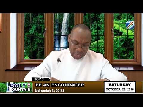 DAILY FOUNTAIN OF 20TH OCTOBER, 2018 - VEN. KINGSLEY AJU