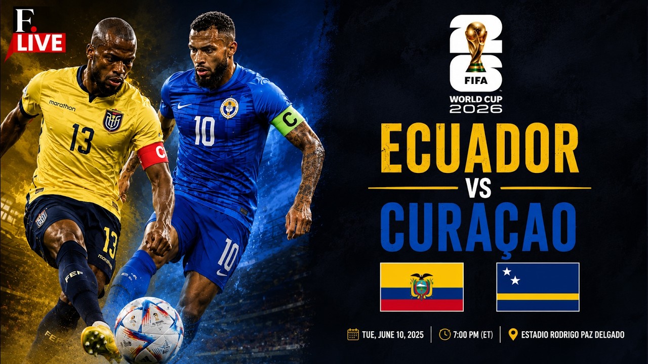🔴 Ecuador vs Curacao Head-To-Head Record |  FIFA World Cup 2026 LIVE | World Cup Live Stream