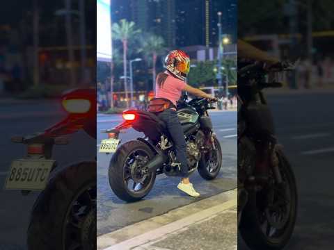 Thumbnail for 5’1💁‍♀️ | SOUNDS | HONDA CB650R #2024 #bikergirl #exhaustsound #loudexhaust #honda #cb650r