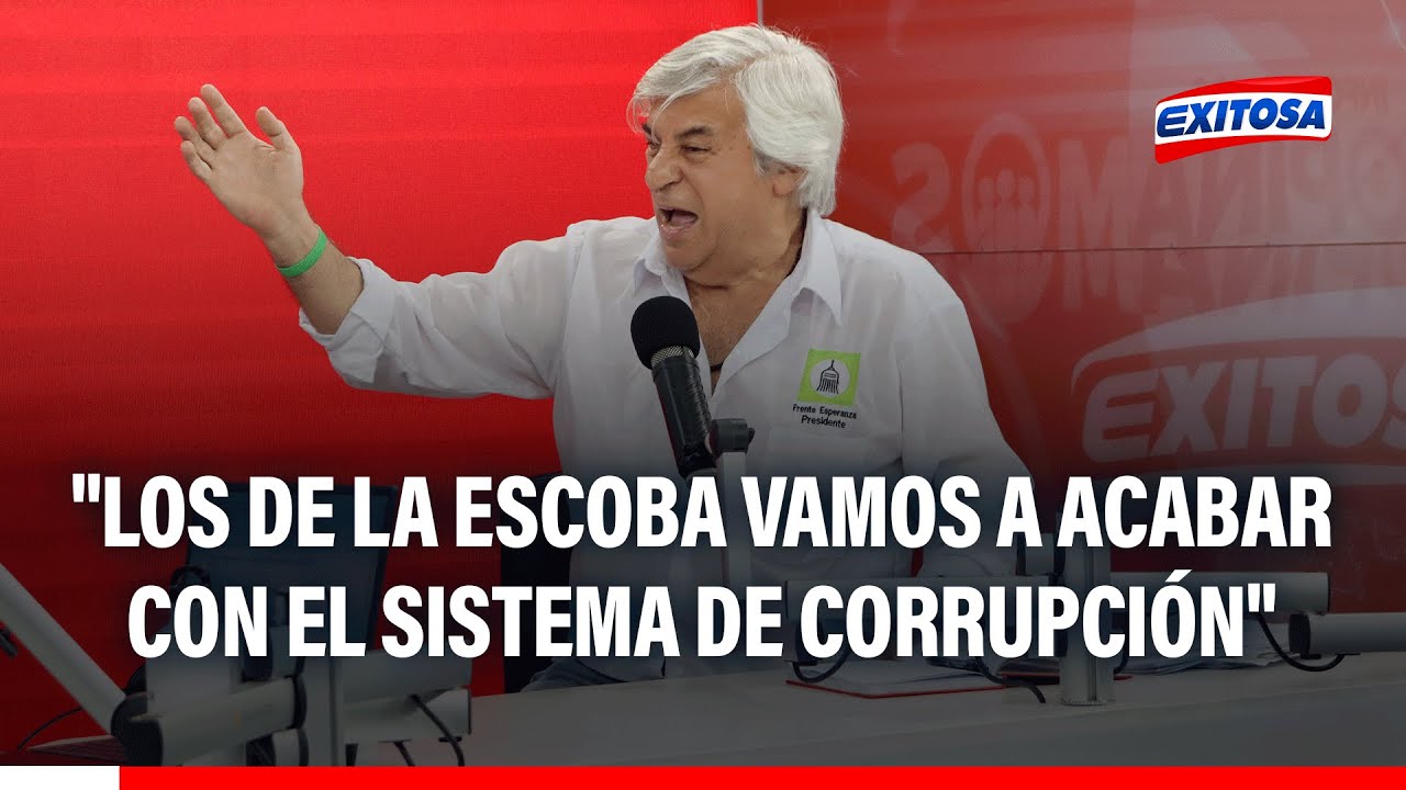 🔴🔵 Fernando Olivera: "Los de la escoba vamos a acabar con el sistema de corrupción"