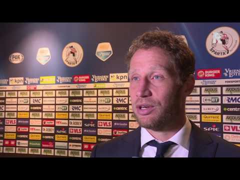 Sparta-aanvoerder Michel Breuer na de nederlaag