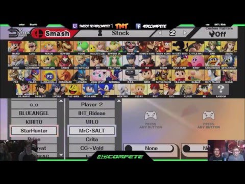 Smash 4 MNT StarHunter (Kirby) VS IHT | Rideae (Pikachu)