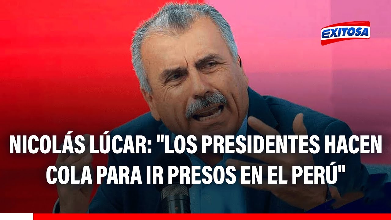 🔴🔵 Nicolás Lúcar: "Los presidentes hacen cola para ir presos en el Perú por CORRUPTOS y LADRONES"