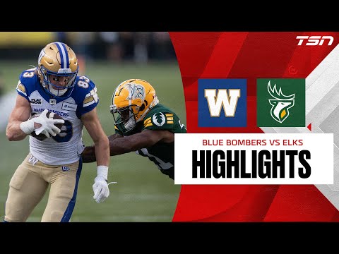 CFL Week Ten: Winnipeg Blue Bombers vs. Edmonton Elks