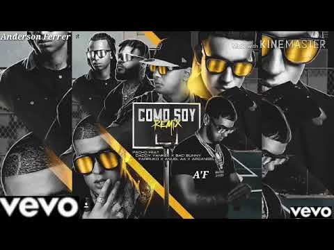 Pacho x Daddy Yankee x Bad Bunny x Anuel AA x Farruko x Arcangel - Como soy (Remix ) [Audio Oficial