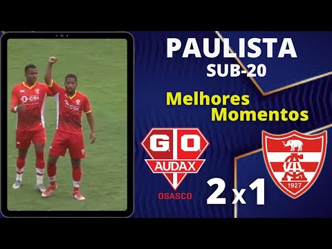 AUDAX 2 X 1 LINENSE | PAULISTA SUB-20 | MELHORES MOMENTOS 06/12/20
