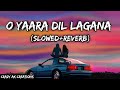 O Yaara Dil Lagana (Slowed+Reverb) | Vidyut,Rukmini,Stebinben | New Lofi Songs | Bollywood Lofi Song