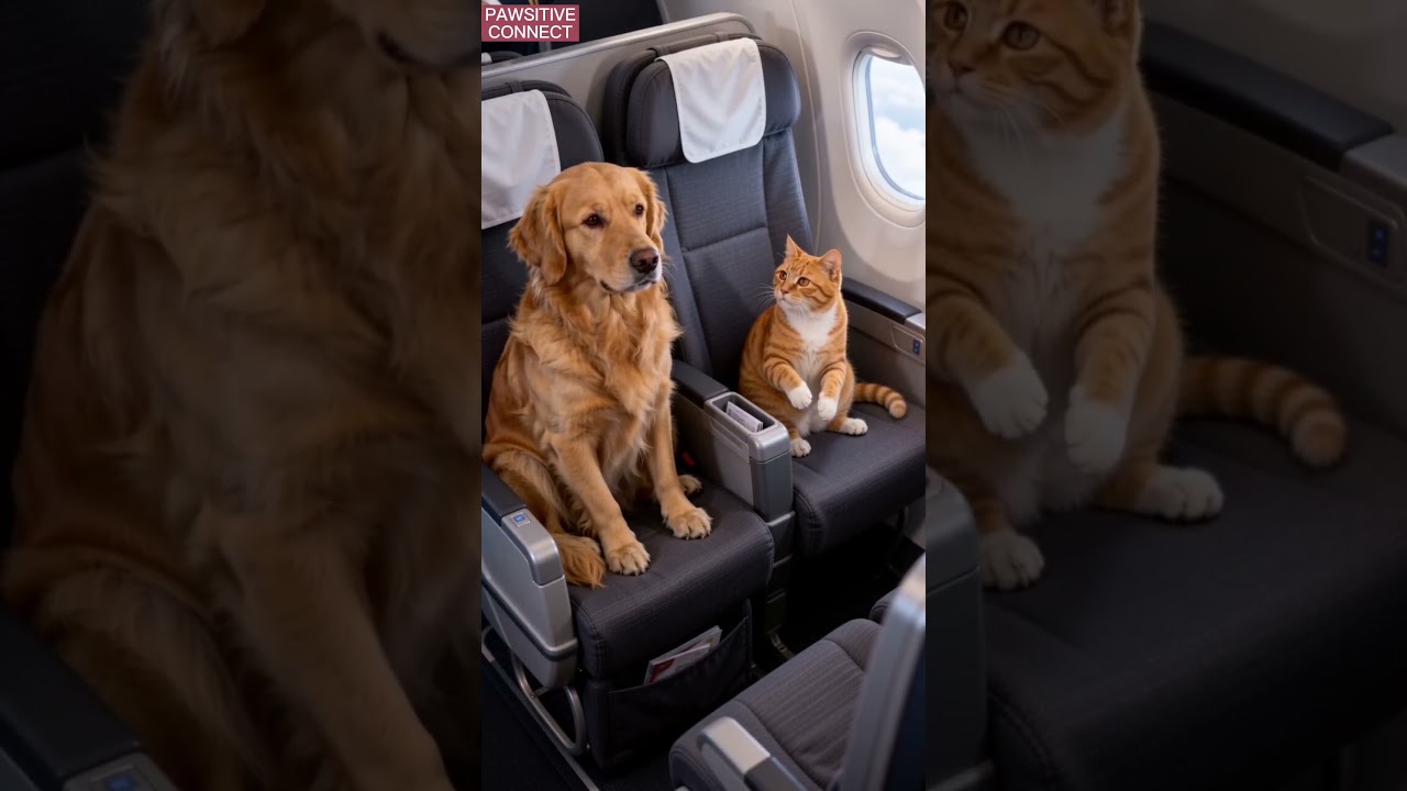 The crew took his phone. Ginger did not accept this policy.Then Goldie did something. #smartdog