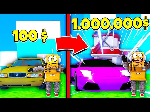 СТАЛ АВТОМОБИЛЬНЫМ МИЛЛИОНЕРОМ за 5 минут в ROBLOX