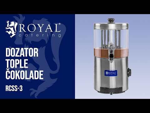 videozapis - Dozator tople čokolade  - 3 litre