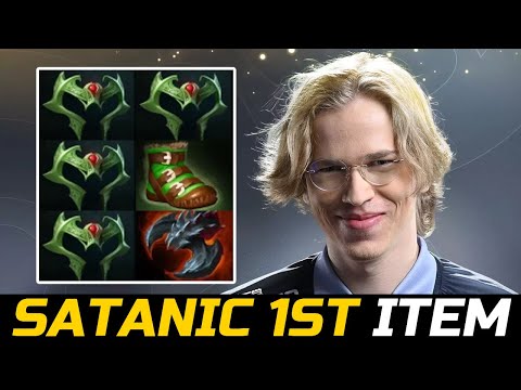 TOPSON SATANIC FIRST ITEM - SPAMMING SNIPER MID DOTA 2