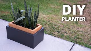 How to Make a Modern Planter | Two-tone Furniture Ep2