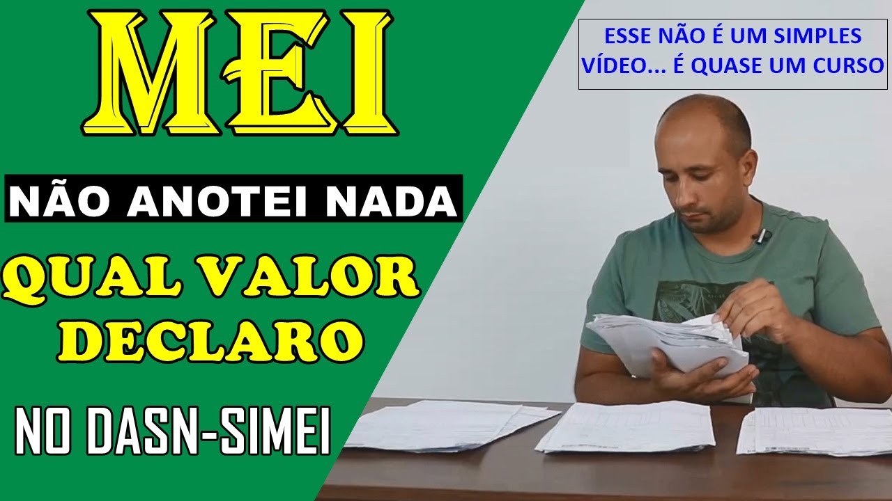 MEI - Organizar Notas Fiscais, Apurar Faturamento, Preencher Relatório Mensal e Declarar Tudo Isso