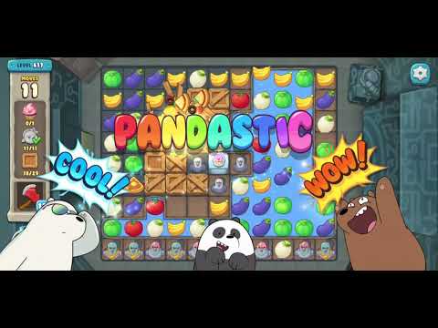 We Bare Bears Match3 Repairs Level 617 - No Boosters