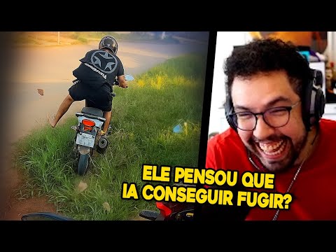 ELE REALMENTE ACHOU QUE IA FUGIR DA POLICIA? | YETZ REACT ENQUADROS DE MOTO (EP. 113)