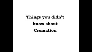 Cremation Options