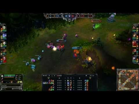 League of Legends - Tryndamere top vs Zed Ranked Commentary