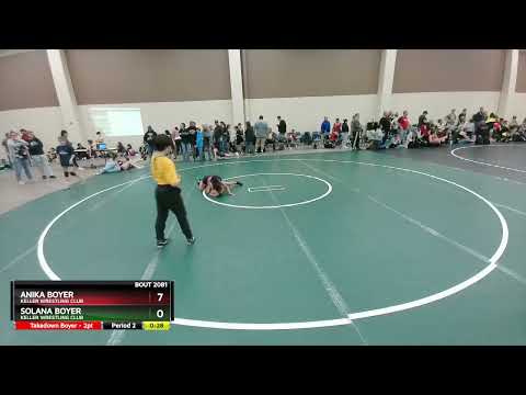 55-62 Lbs Round 4 - Solana Boyer, Keller Wrestling Club Vs Anika Boyer, Keller Wrestling Club 7732