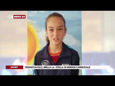 Tennistavolo, brilla la stella di Miriam Carnovale