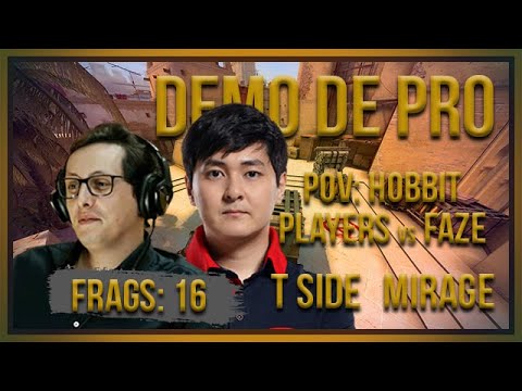 [PT] zorlaK Analisa: PoV HOBBIT - PLAYERS vs FAZE - MIRAGE (T-SIDE) [Demo de Pro]