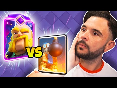 Bomb Tower Anywhere Vs My HUGE Royal Giant - CLASH ROYALE