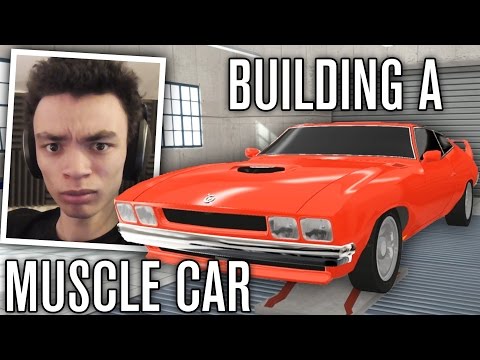 BUILDING MY FIRST MUSCLE CAR! | Automation - The Car Company Tycoon Game
